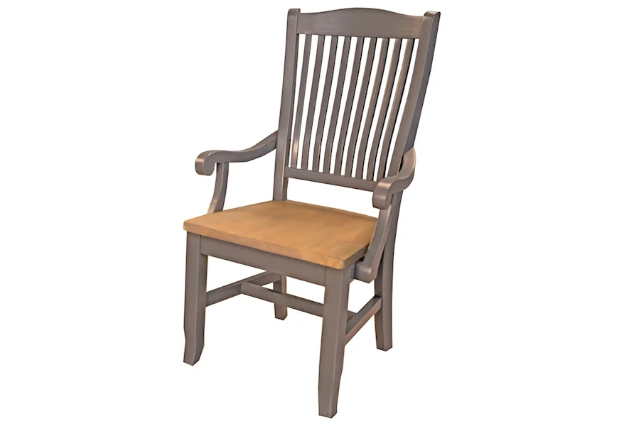 Port Townsend Slatback Arm Chair by AAmerica at Esprit Decor Home Furnishings